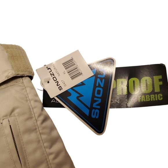 Snozu Snow Ski Pants Adjustable Suspenders Full Zipper Waterproof Breathable NWT - Picture 5 of 12